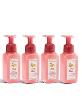 4X Bath & Body Works TUTTI FRUITY foaming hand soap 8.75 fl oz set bundle